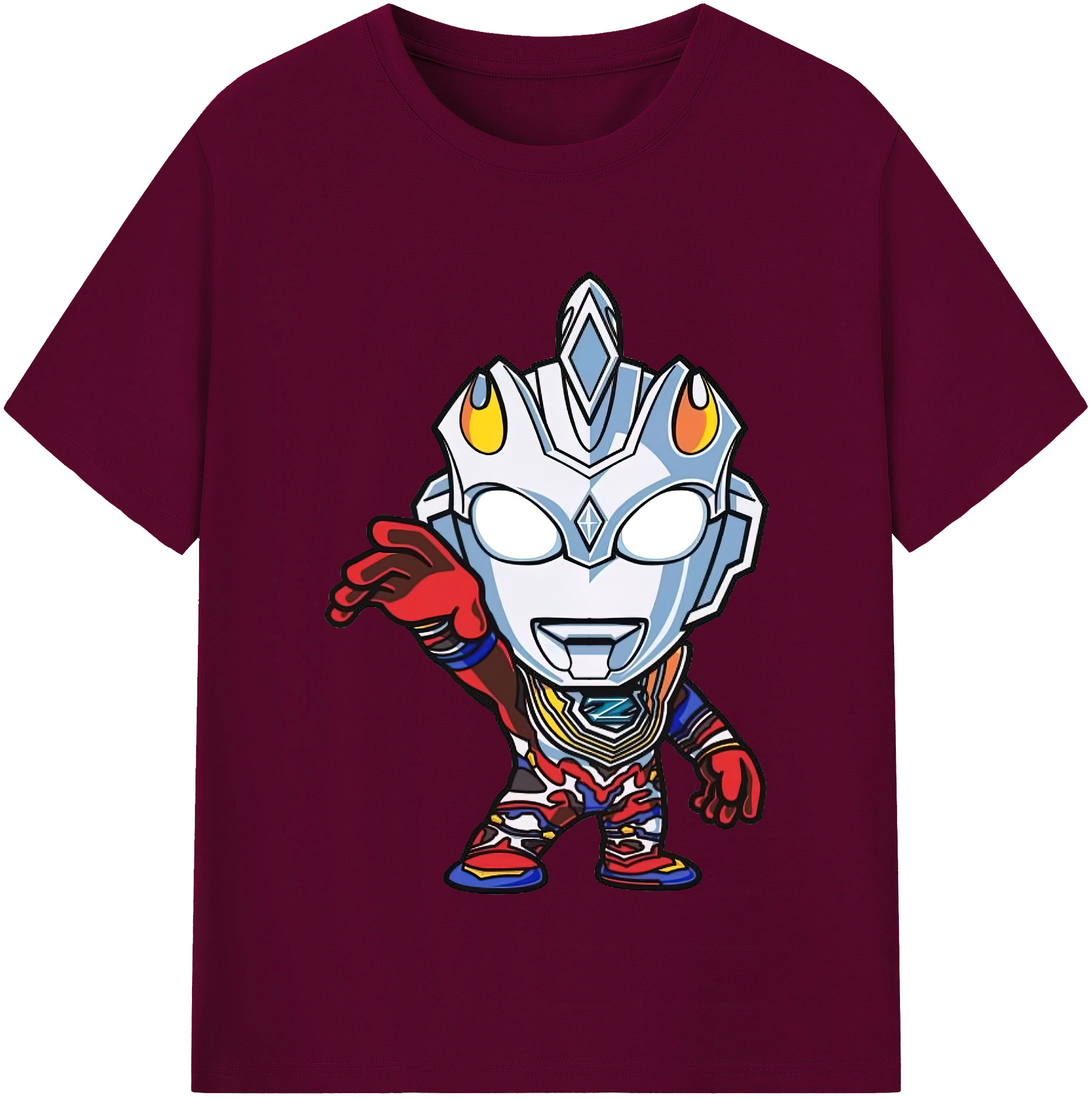 （画像用） ウルトラマン Ultraman レディースカジュアルプリントTシャツ（綿100％）